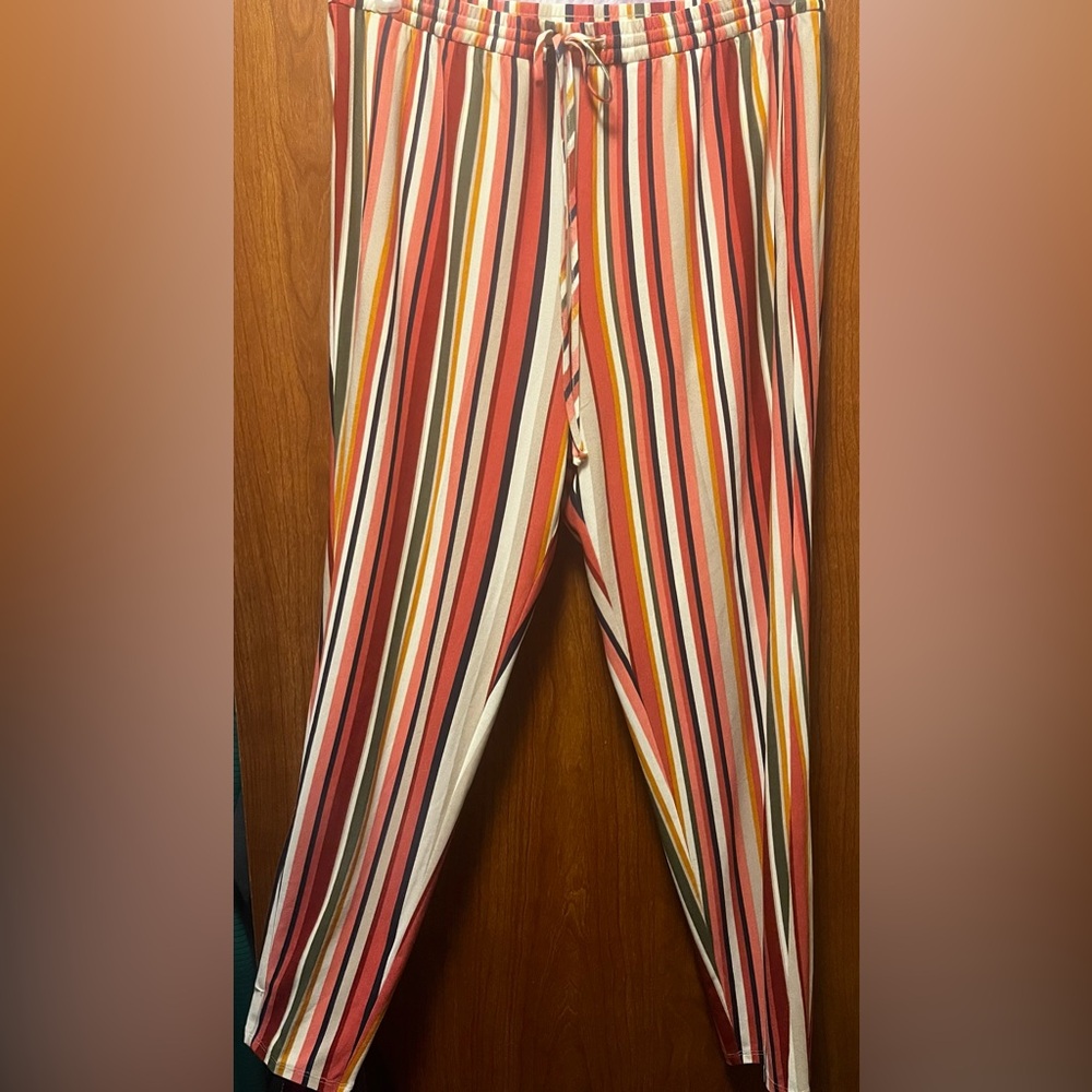BCBGeneration Multicolor Striped Wide Leg Pants